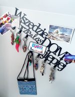 Wieszak metalowy na ubrania Wszędzie dobrze 50 cm - obrazek 2