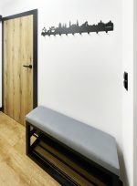 Duży wieszak metalowy miasto Gdańsk 100 cm - obrazek 2