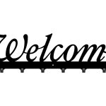 Wieszak metalowy na ubrania Welcome 60 cm