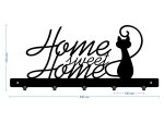 Wieszak metalowy na ubrania Home sweet home 50 cm - obrazek 3