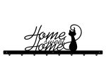 Wieszak metalowy na ubrania Home sweet home 80 cm