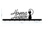 Wieszak metalowy na ubrania Home sweet home 80 cm - obrazek 3