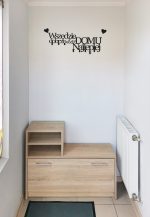 Wieszak metalowy na ubrania Wszędzie dobrze 60 cm - obrazek 2