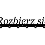 Wieszak metalowy na ubrania rozbierz się 60 cm