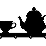 Wieszak metalowy do kuchni Dzbanek