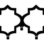 Wieszak metalowy ścienny Maroko 30 cm