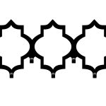 Wieszak metalowy ścienny Maroko 45 cm