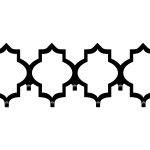 Wieszak metalowy ścienny Maroko 60 cm