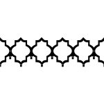 Wieszak metalowy ścienny Maroko 80 cm