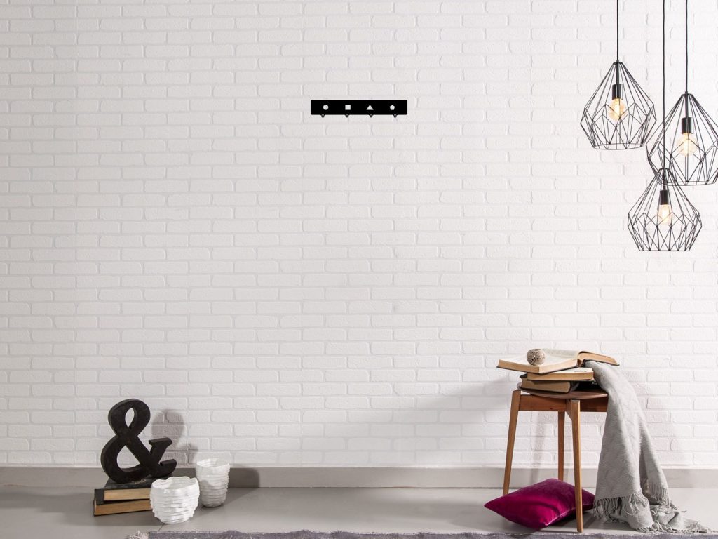 Wieszak metalowy ścienny Kształty 40 cm - obrazek 2