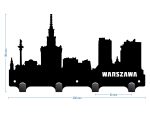 Wieszak na ubrania miasto Warszawa 30 cm - obrazek 2