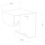 Wieszak rowerowy z półką na kask i buty - obrazek 6