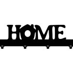 Krótki wieszak do przedpokoju Home 40 cm