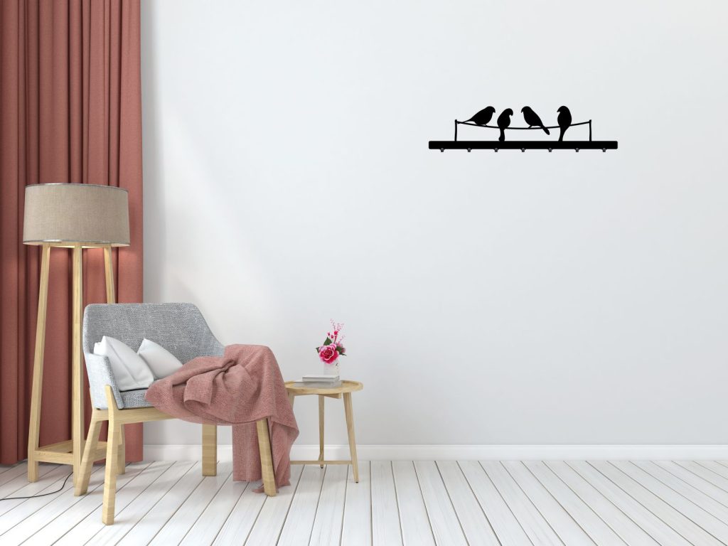 Wieszak do przedpokoju Ptaki 70 cm - obrazek 3