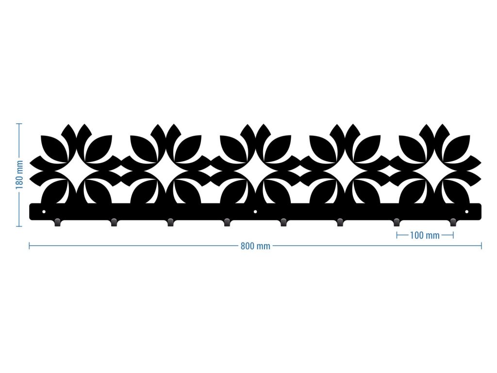 Wieszak do przedpokoju Marokański II 80 cm - obrazek 2