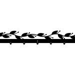 Wieszak metalowy Gałązka 70 cm