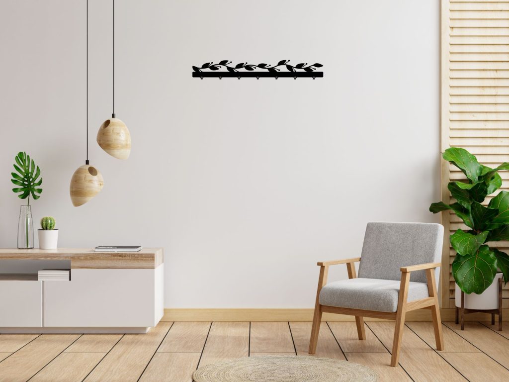 Wieszak metalowy Gałązka 70 cm - obrazek 2