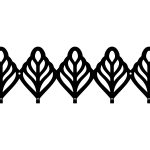 Wieszak metalowy Ażurowy 50 cm