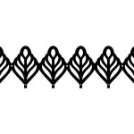 Wieszak metalowy Ażurowy 60 cm