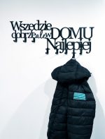 Wieszak metalowy na ubrania Wszędzie dobrze 70 cm - obrazek 3