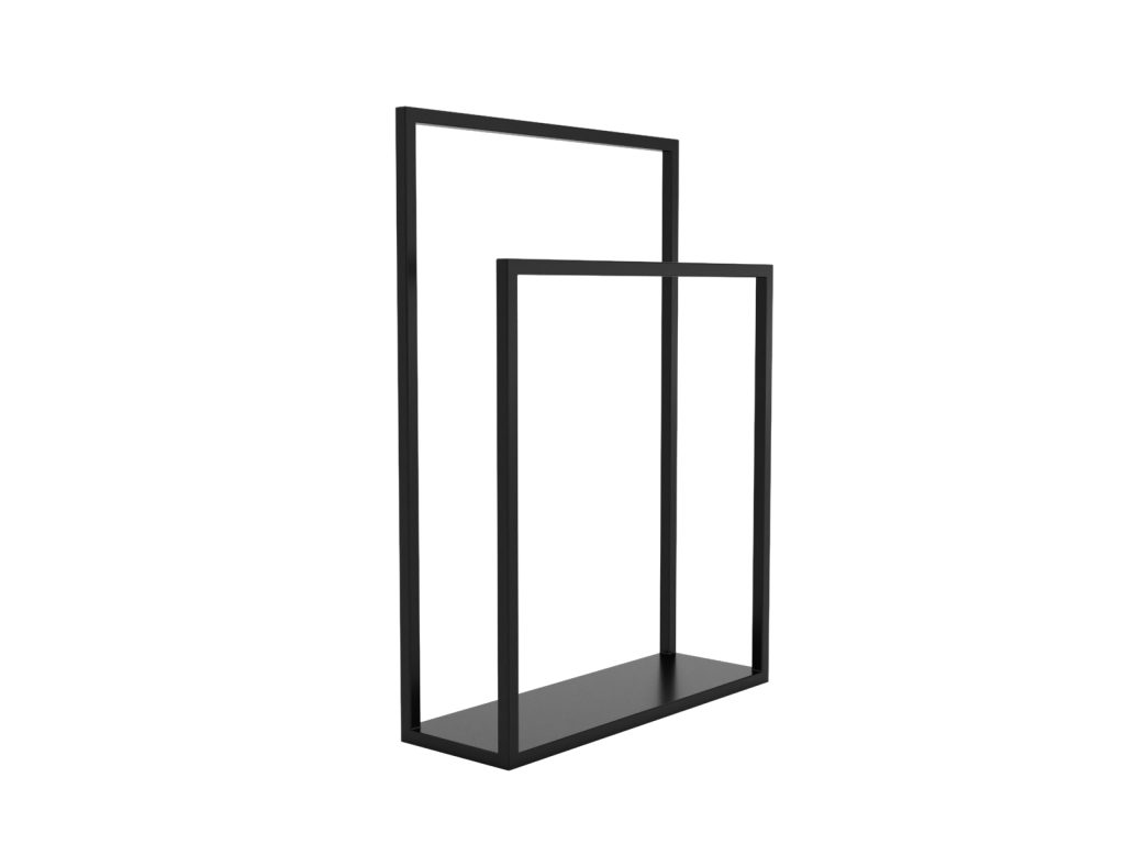 Wieszak na ręczniki stojący metalowy M - obrazek 2