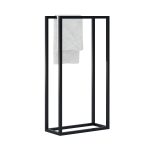 Wieszak na ręczniki stojący metalowy podwójny Horizon S