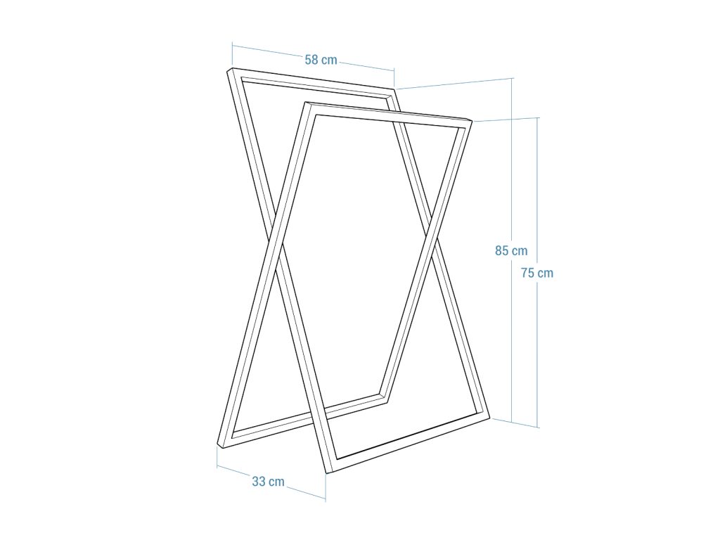 Wieszak na ręczniki stojący Verso M - obrazek 4
