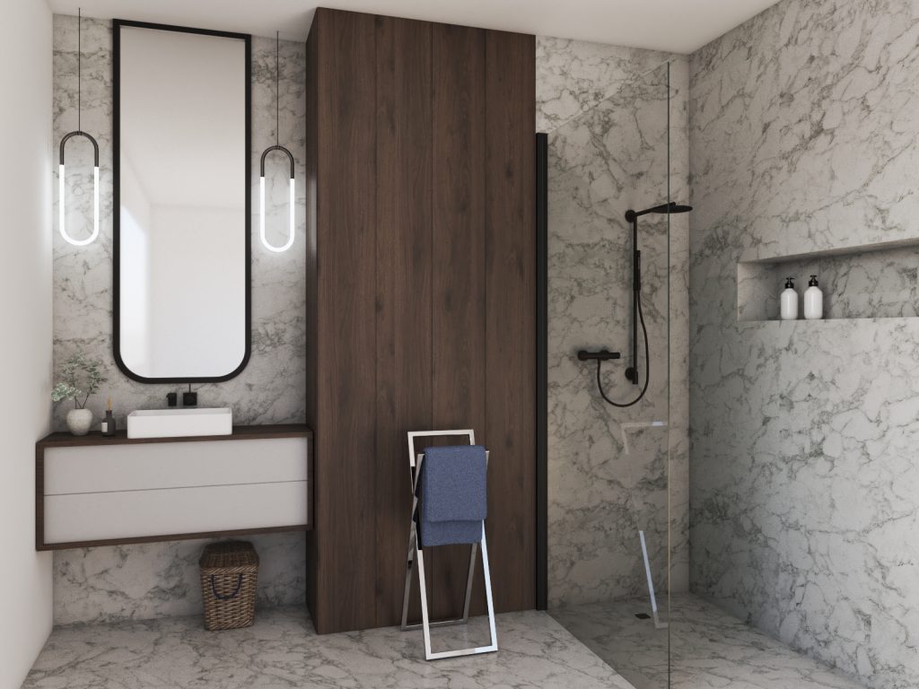 Wieszak na ręczniki stojący Verso stal nierdzewna chrom XS - obrazek 3