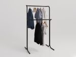 Wieszak na ubrania stojący Duo 80 cm - obrazek 2