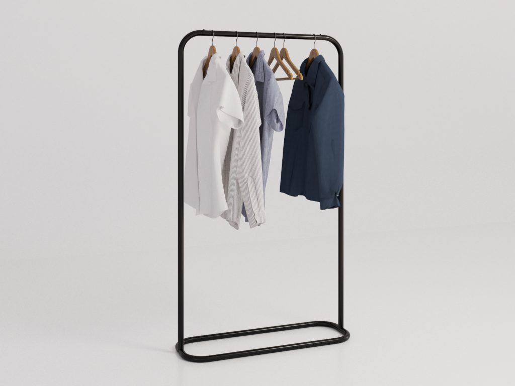 Wieszak na ubrania stojący Minimal 80 cm - obrazek 2