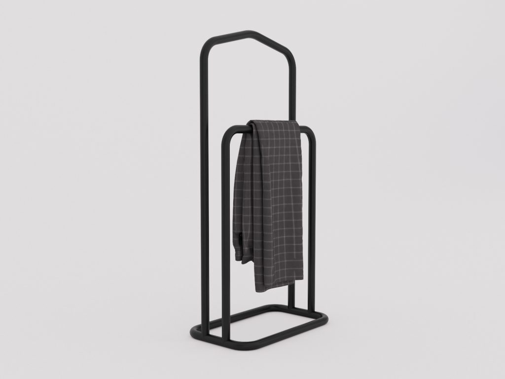 Wieszak na ubrania stojący Kamerdyner 45 cm - obrazek 2