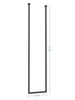 Wieszak sufitowy pojedynczy Long XS - obrazek 4