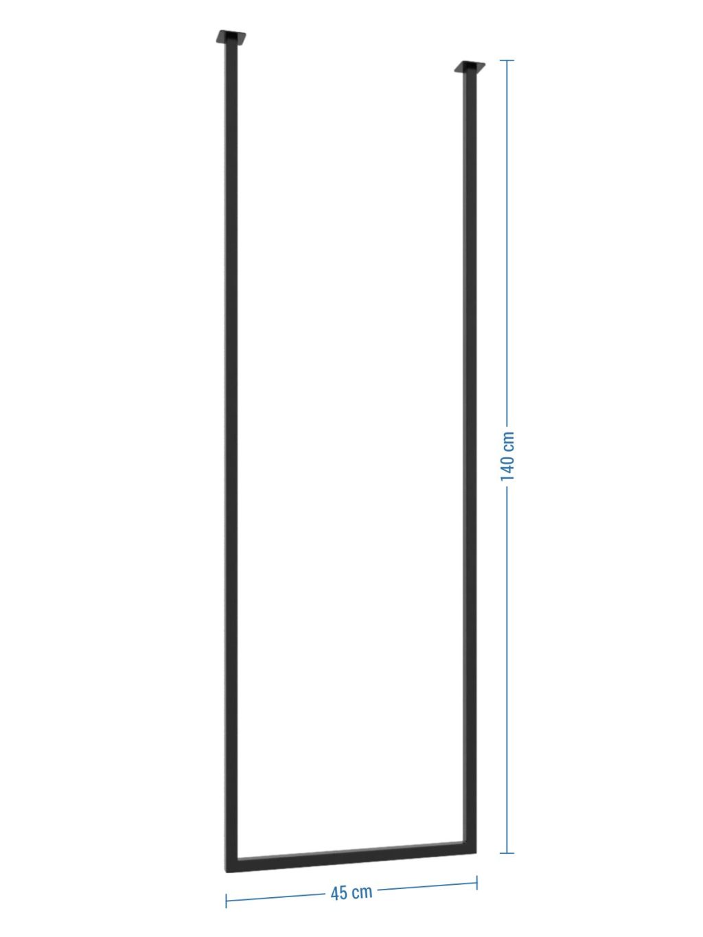 Wieszak na ręczniki sufitowy Long pojedynczy S - obrazek 5