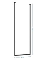 Wieszak na ręczniki sufitowy Long pojedynczy S - obrazek 5