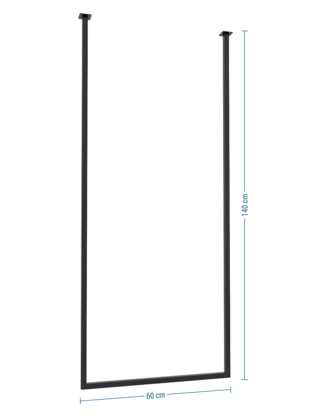 Wieszak na ręczniki sufitowy Long pojedynczy M - obrazek 4