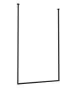 Wieszak na ręczniki sufitowy Long pojedynczy L - obrazek 2