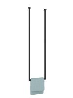 Wieszak na ręczniki sufitowy metalowy pojedynczy XS