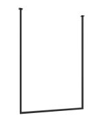 Wieszak na ręczniki sufitowy metalowy pojedynczy L - obrazek 4