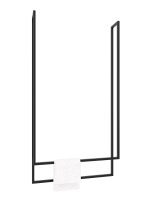 Wieszak na ręczniki sufitowy Long podwójny L