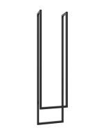 Wieszak na ręczniki sufitowy metalowy podwójny XS - obrazek 2