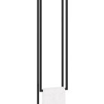 Wieszak na ręczniki sufitowy metalowy podwójny XS