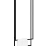 Wieszak na ręczniki sufitowy metalowy podwójny S