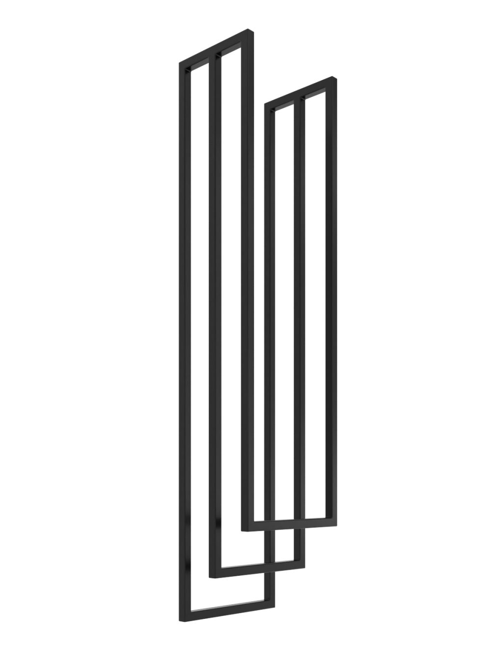 Wieszak na ręczniki sufitowy potrójny XS - obrazek 2