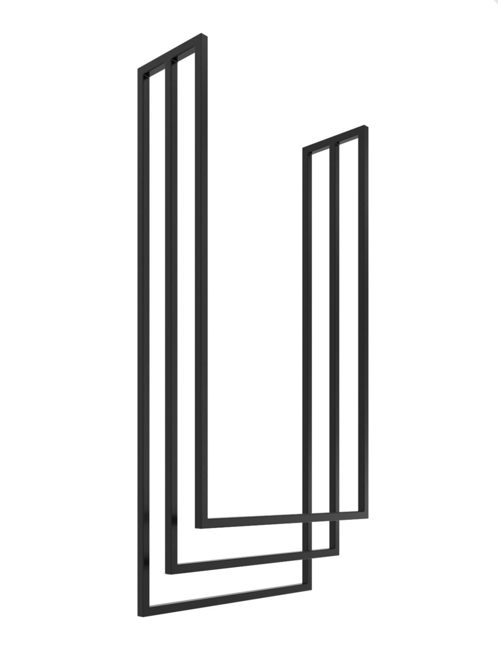 Wieszak na ręczniki sufitowy potrójny M - obrazek 2