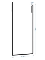 Wieszak na ręczniki pojedynczy ścienny Long M - obrazek 4