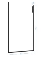 Wieszak na ręczniki pojedynczy ścienny Long L - obrazek 4