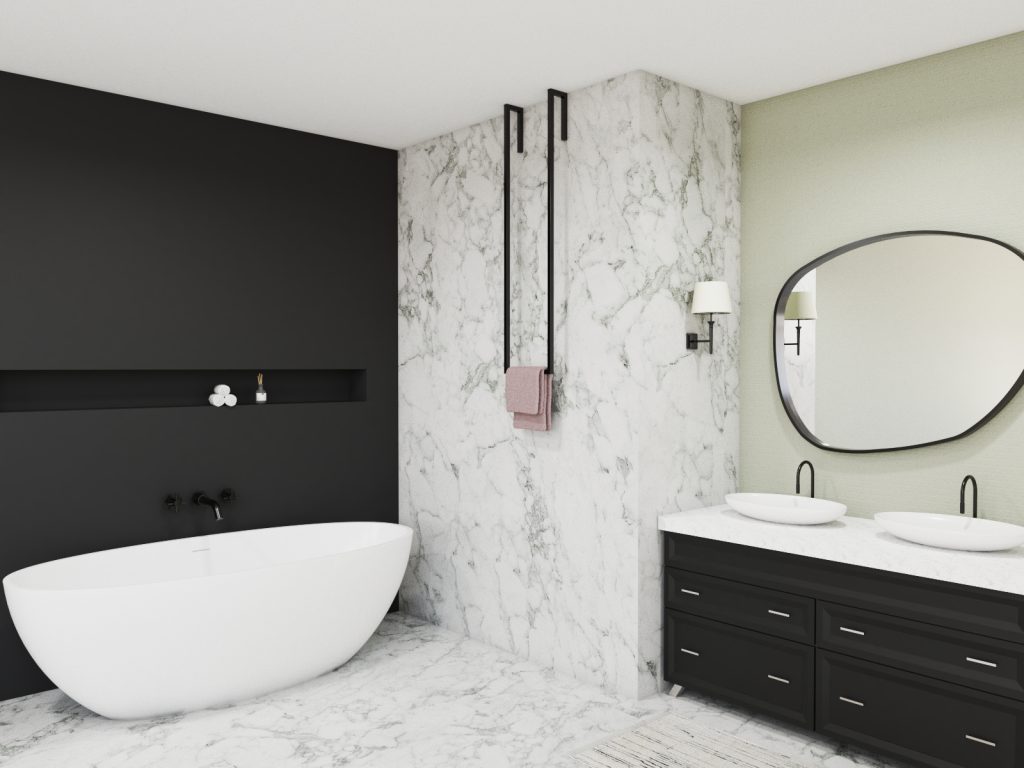 Wieszak na ręczniki pojedynczy ścienny  XS - obrazek 3