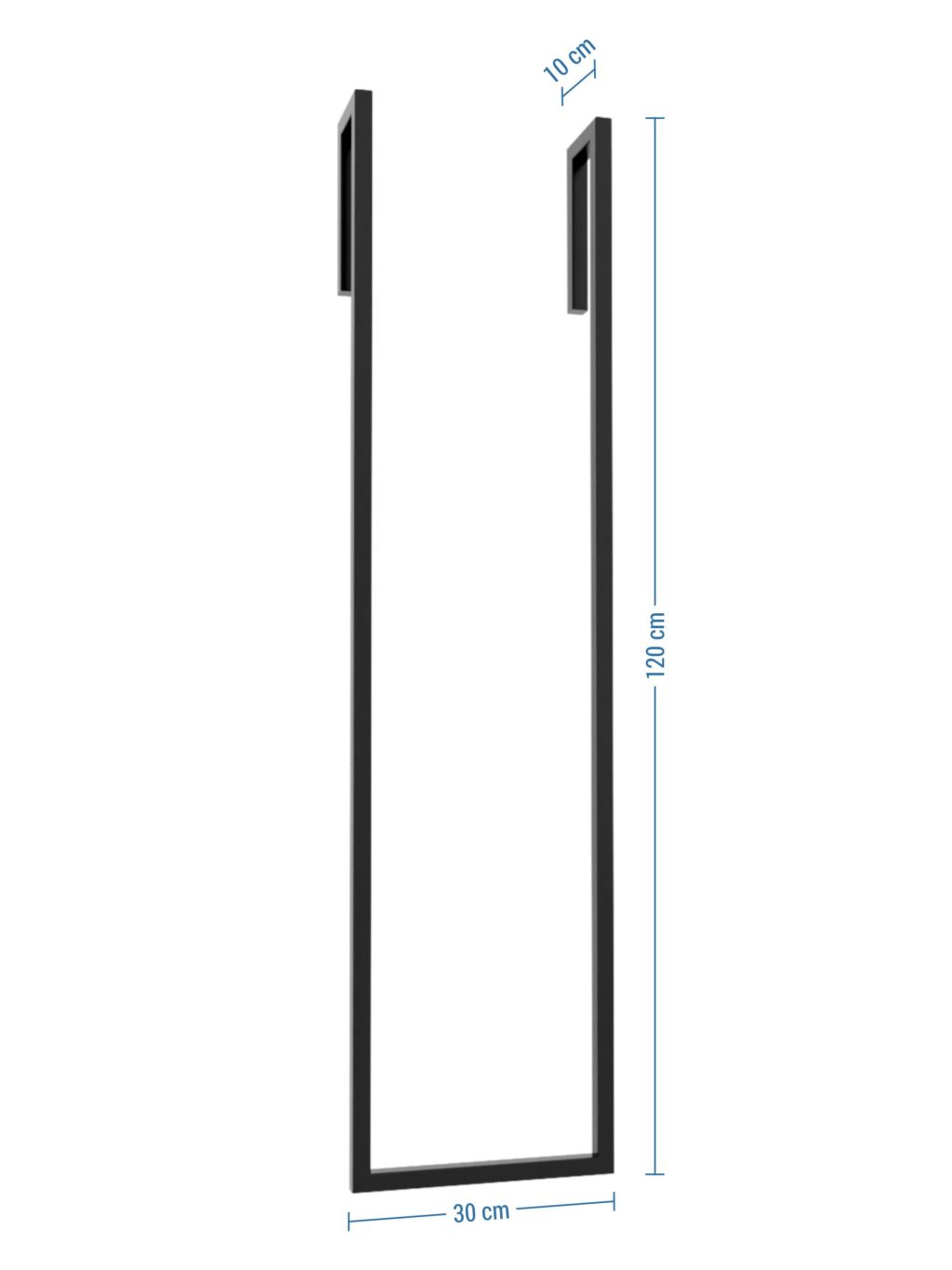 Wieszak na ręczniki pojedynczy ścienny  XS - obrazek 4