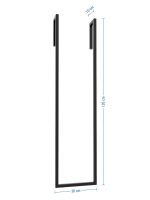 Wieszak na ręczniki pojedynczy ścienny  XS - obrazek 4