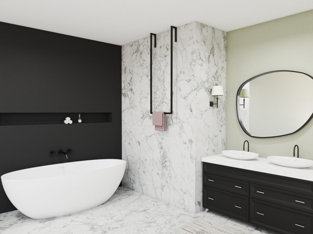 Wieszak na ręczniki pojedynczy ścienny  S - obrazek 3